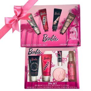 🎀 NWT Lot of 2 Barbie Sets – Hand Cream & Spa Collection (Rare) 🎀